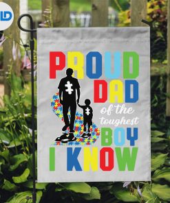 Alternative view of Proud Dad Of The Toughest I Know Autism Awareness Family SVG PNG Cut File