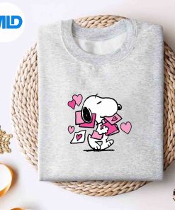 Peanuts Valentines Letter Snoopy Vintage Cut File