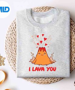 I Lava You Cool Volcano Valentines Day Romantic Love SVG PNG