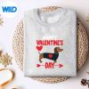 DachshundILoveYouHappyValentinesDayHeartsweater
