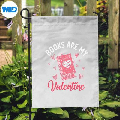 BooksAreMyValentineValentinesDayLibrarianBookflag