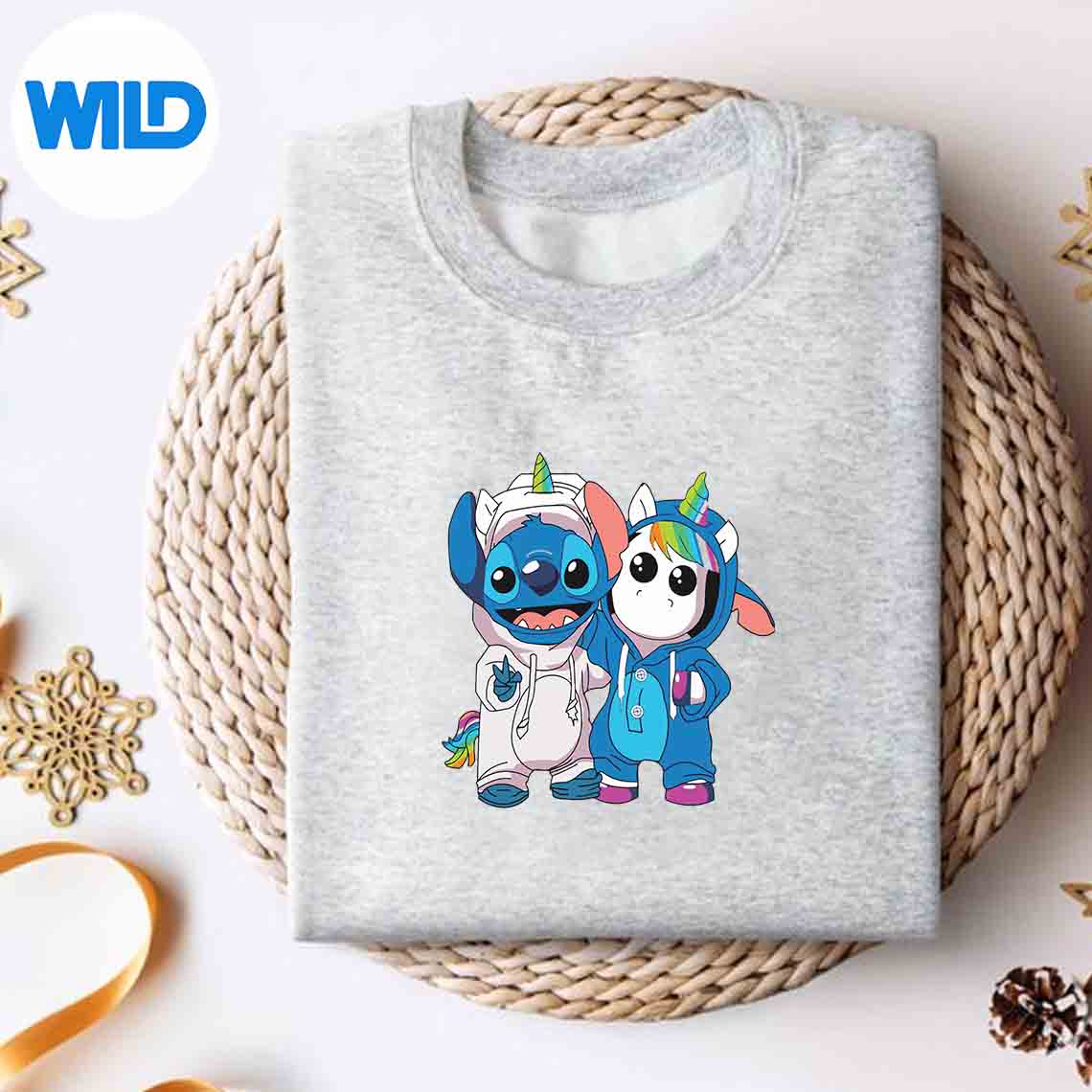 Stitch With Unicorn Classic Vintage SVG PNG