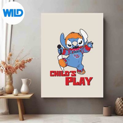 StitchHalloweenChuckyChildsPlayClassicposter