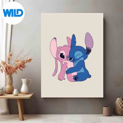 StitchAndAngelHugClassicposter