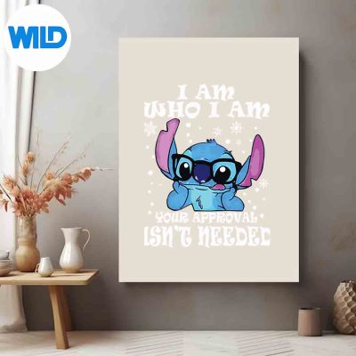 IAmWhoIAmYourApprovalIsntNeededGlassesStitchposter