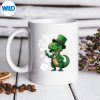 HappyStPatTrexStPatricksDayDinosaurLeprechaunmug