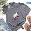 SheepRidingBicycleCuteBikerCyclisttshirt