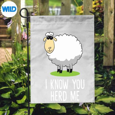 SheepIKnowYouHerdMeCuteSheepLoverSheepflag
