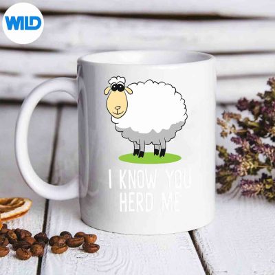SheepIKnowYouHerdMeCuteSheepLoverSheepmug