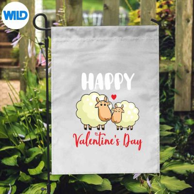 HappyValentinesDayCoupleSheepsFarmerLoverflag