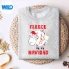 FleeceNavidadChristmasSheepLambSantaHatXmasPajamassweater