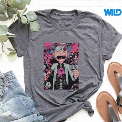 SpacePlanetsArtRickAndMortytshirt