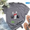BunnyFitnessGymWorkoutInstallingMusclestshirt