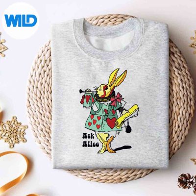AskAliceTheWhiteRabbitAlicesAdventuresInWonderlandsweater
