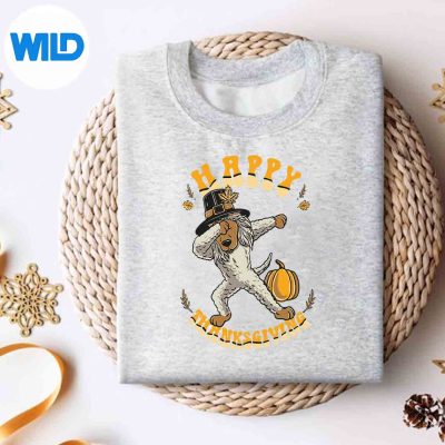 PilgrimToyPoodleHappyThanksgivingsweater