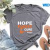 HopeFightCureMsAwarenessMultipleSclerosisMsWarriortshirt