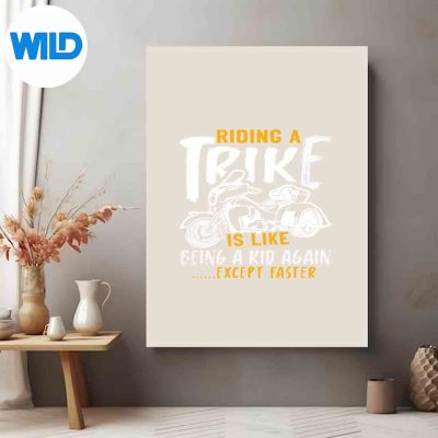 TrikeRiderTricycleLoverTrikingposter