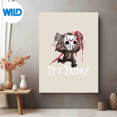 ItsFriday13thJasonScaryBloodyHorrorMovieMonsterFansposter