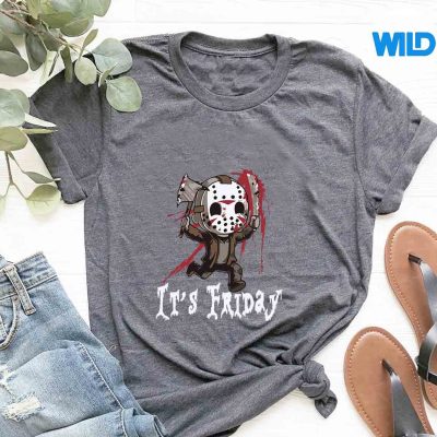 ItsFriday13thJasonScaryBloodyHorrorMovieMonsterFanstshirt