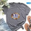 GreeceIndependenceDayGreekFlagHeartWhiteChildrentshirt