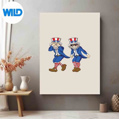 UncleSamGriddyDance4thOfJulyGirlsposter