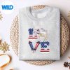 LoveCostumeAmericanFlagFireworksGoat4thOfJulysweater