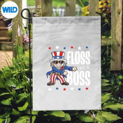 FlossLikeABoss4thOfJulyGirlUncleSamflag