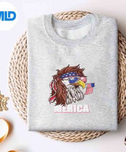 Eagle Mullet 4th Of July Usa American Flag Merica Cut File