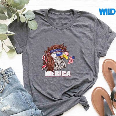 EagleMullet4thOfJulyUsaAmericanFlagMericatshirt