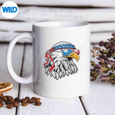 AmericanBaldEaglePatrioticVintagemug