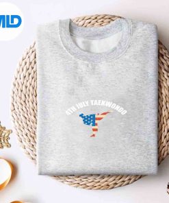 4th Of July Taekwondo Usa America Flag SVG PNG Digital Design