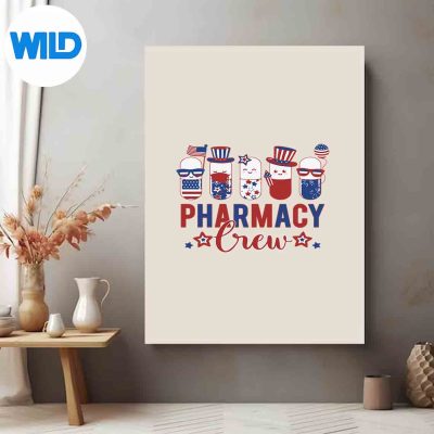 4thOfJulyPharmacyCrewPharmacistIndependenceDayposter
