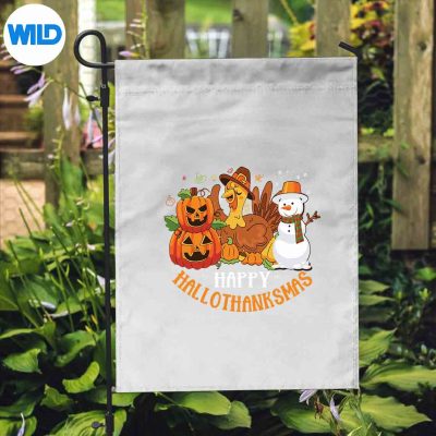 HappyHallothanksmasHalloweenThanksgivingChristmasDayKeenCuteflag
