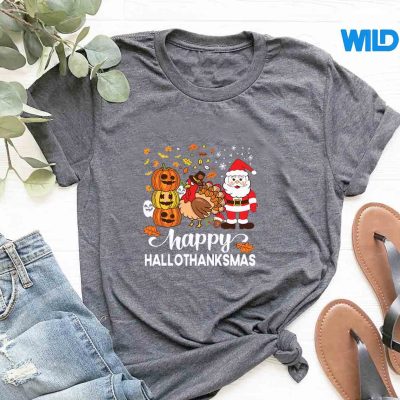 HappyHallothanksmasHalloweenThanksgivingChristmasDayHappyKeentshirt
