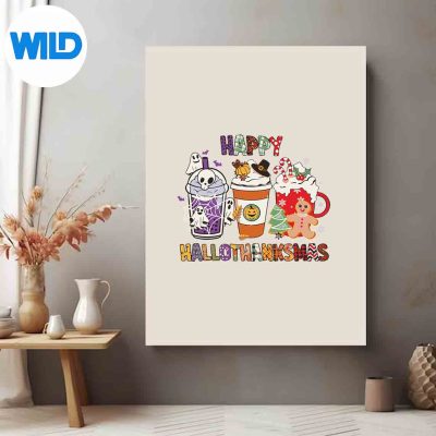 HappyHallothanksmasHalloweenThanksgivingChristmasCuteSadposter