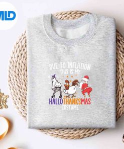 Due To Inflation This Is My Hallothanksmas Costume SVG PNG Download