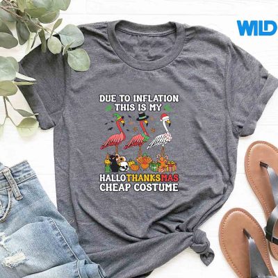 DueToInflationThisIsMyHallothanksmasCheapCostumeWonderfulTerrifictshirt