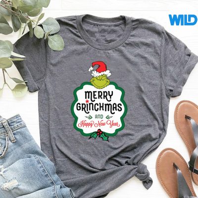 MerryChristmasAndHappyNewYearSantatshirt