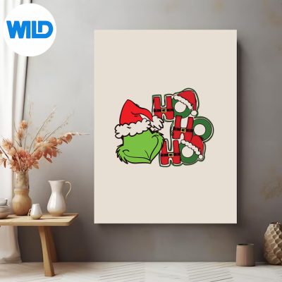 GrinchFaceNoelVintageposter