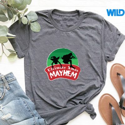 FunnyXmasWithGrinchAndGremlinstshirt