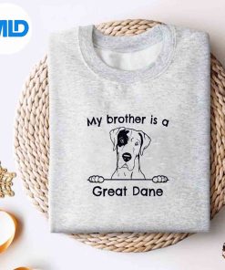 My Brother Is A Great Dane Cute Dog Breed SVG PNG