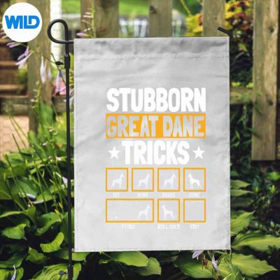 GreatDaneTricksGentleDogLoverFurParentGermanMastiffflag