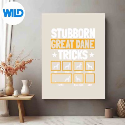 GreatDaneTricksGentleDogLoverFurParentGermanMastiffposter