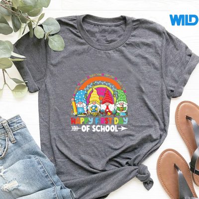 GnomesHappyFirstDayOfSchoolTeachersStudentstshirt