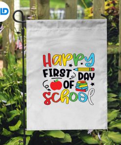 Alternative view of Back To School Happy First Day Of School Teacher Student PNG SVG for Cricut