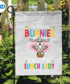 Alternative view of My Favorite Bunnies Call Me Lunch Lady Bunny Easter SVG PNG Digital Design