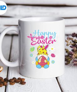 Happy Easter Day Bunny Spring Gnome Easter Egg Hunting SVG PNG Download