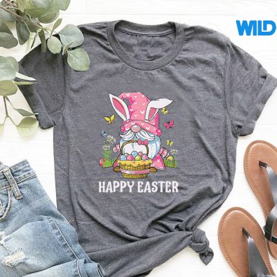 HappyEasterDayBunnyGnomeHugEastertshirt
