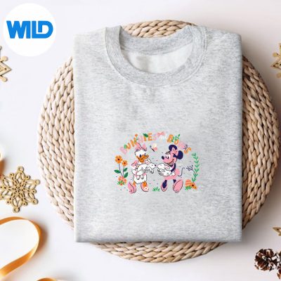 DisneyMinnieAndDaisyBunniesAndBowsGirlsEastersweater