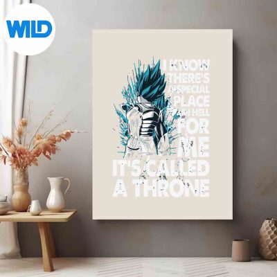 VegetaUltraInstinctIKnowASpecialPlaceInHellposter